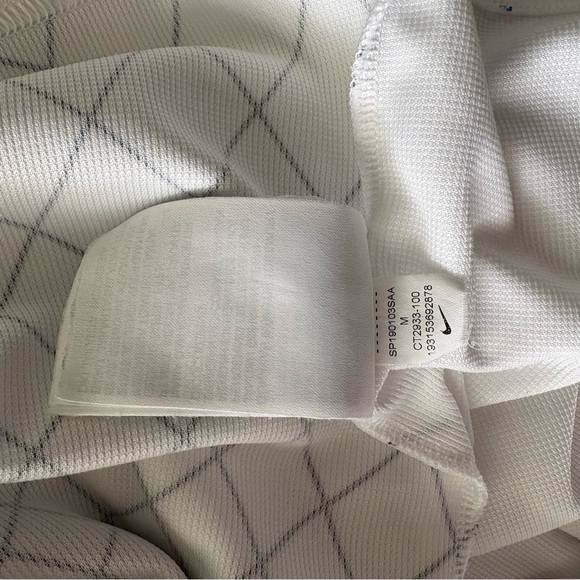 NIKE x Comme Des Garcons Black sz S Dri Fit White Tshirt Short Sleeve Japan - Picture 6 of 7